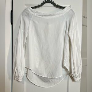 Anthroplogie Maeve Off The Shoulder White Top (Size 0)